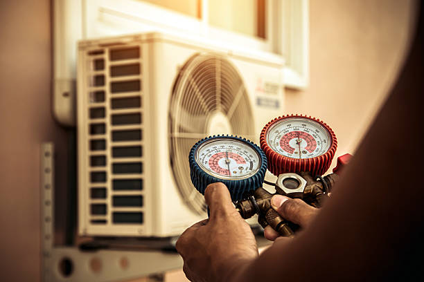 Professional Hvac technician working in Union, OH